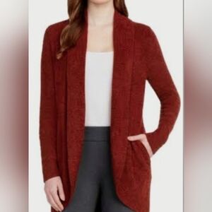 NWT Max & Mia Women's Burgundy Open Front Cardigan Sweater. Size S